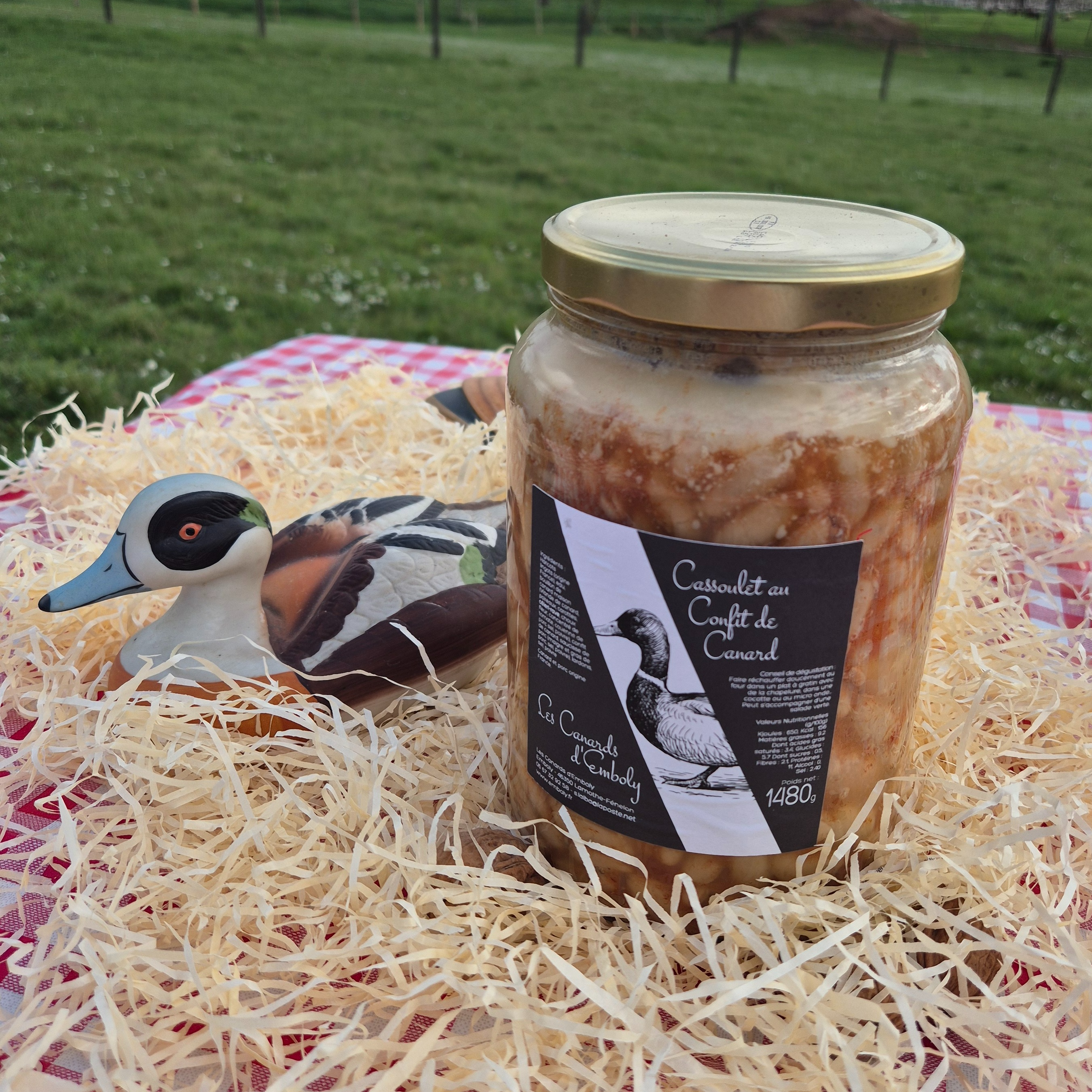 Cassoulet au confit de Canard - 1480g