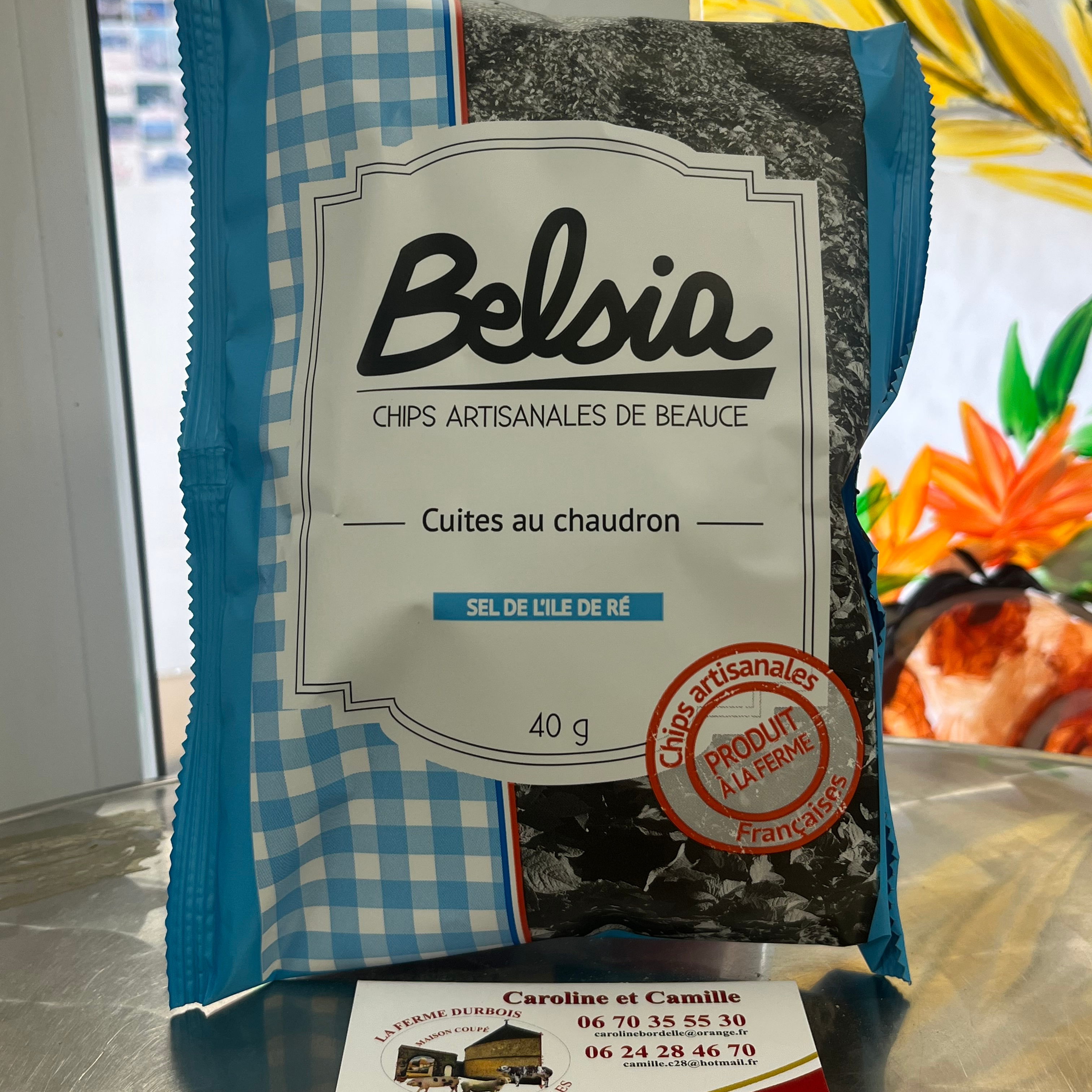 Chips artisanales de Beauce  40 gr Nature - 0,04kg
