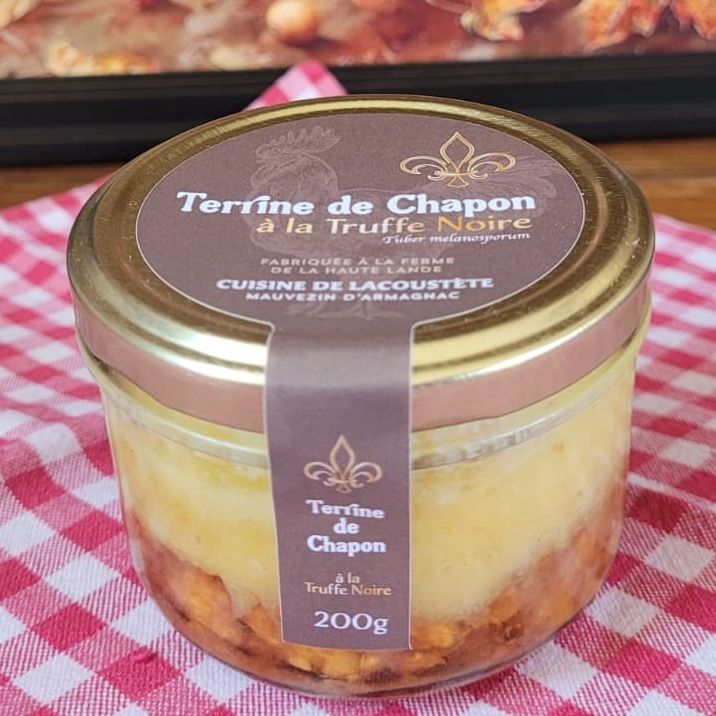 TERRINE DE CHAPON A LA TUFFE NOIRE - 200g