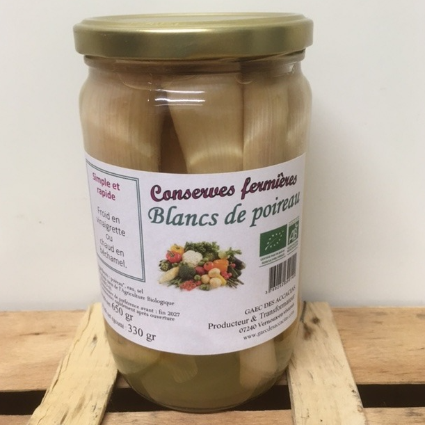 Blancs de poireaux - 320g