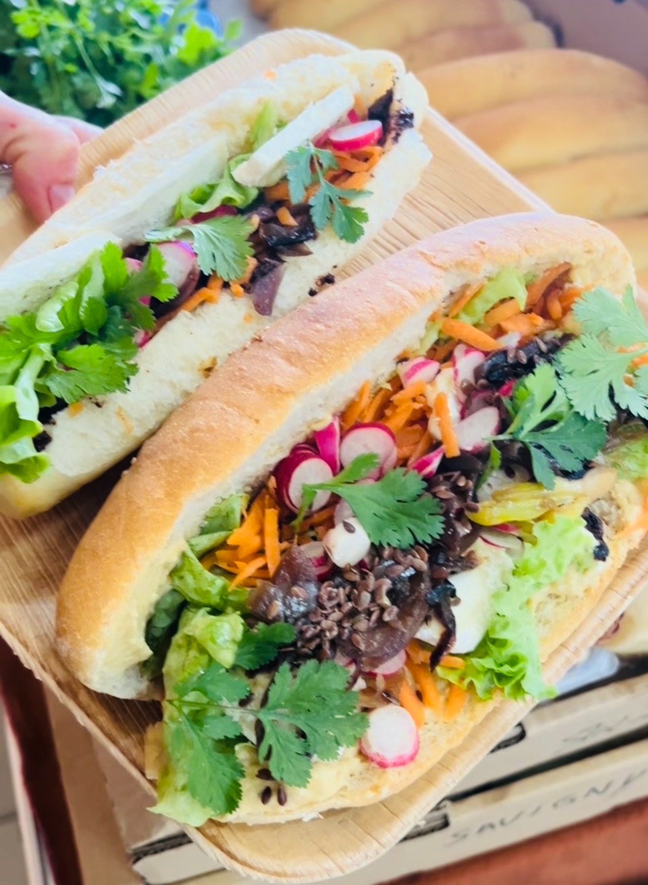 SANDWICHS VEGETARIENS