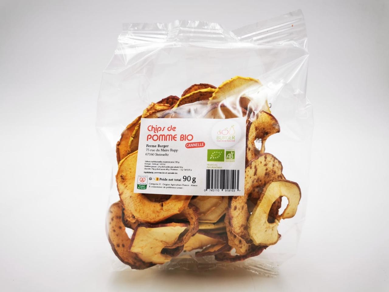 Chips de pommes/cannelle - 90g