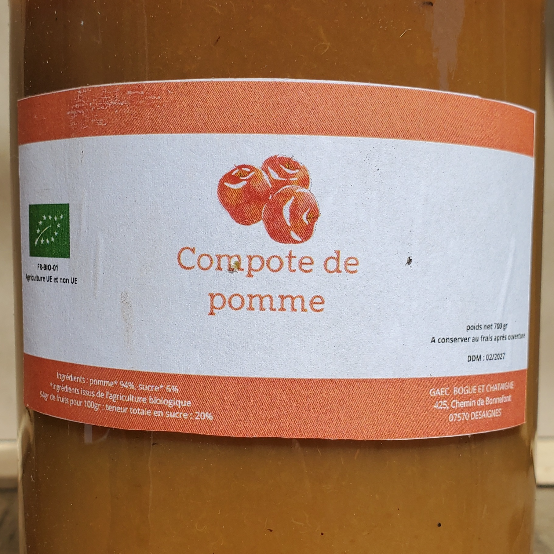 Compote De Pomme - 700g