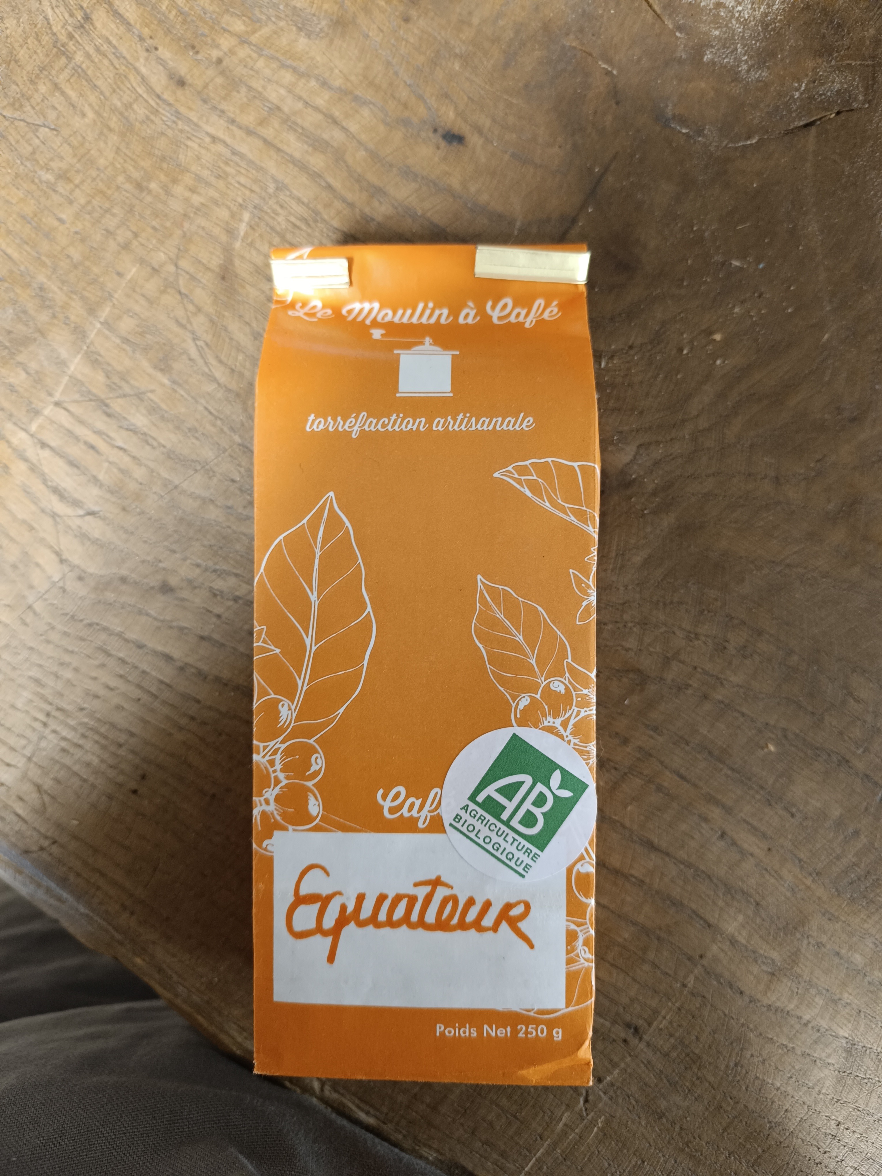 Café Equateur Bio moulu 250G