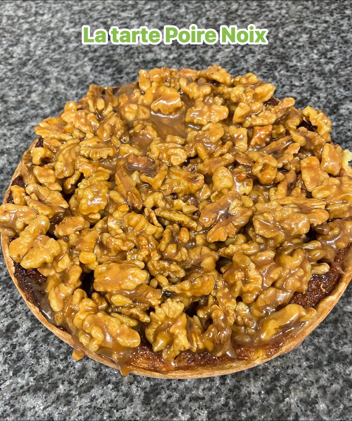TARTE POIRE NOIX 6 PERS