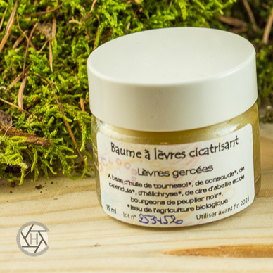 Baume à lèvres - lèvres gercées - 15ml