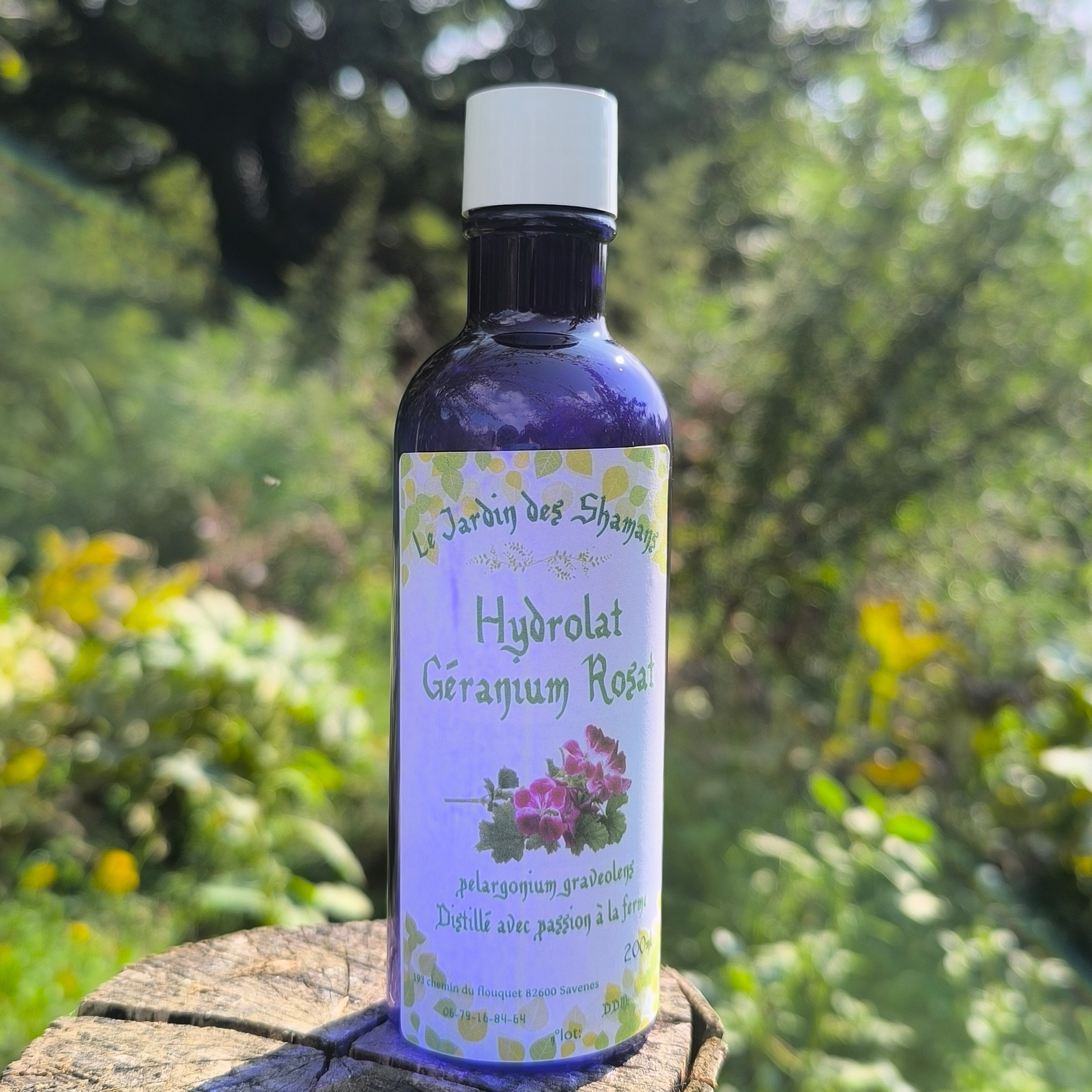 Hydrolat Géranium Rosat "pelargonium graveolens" - 200ml