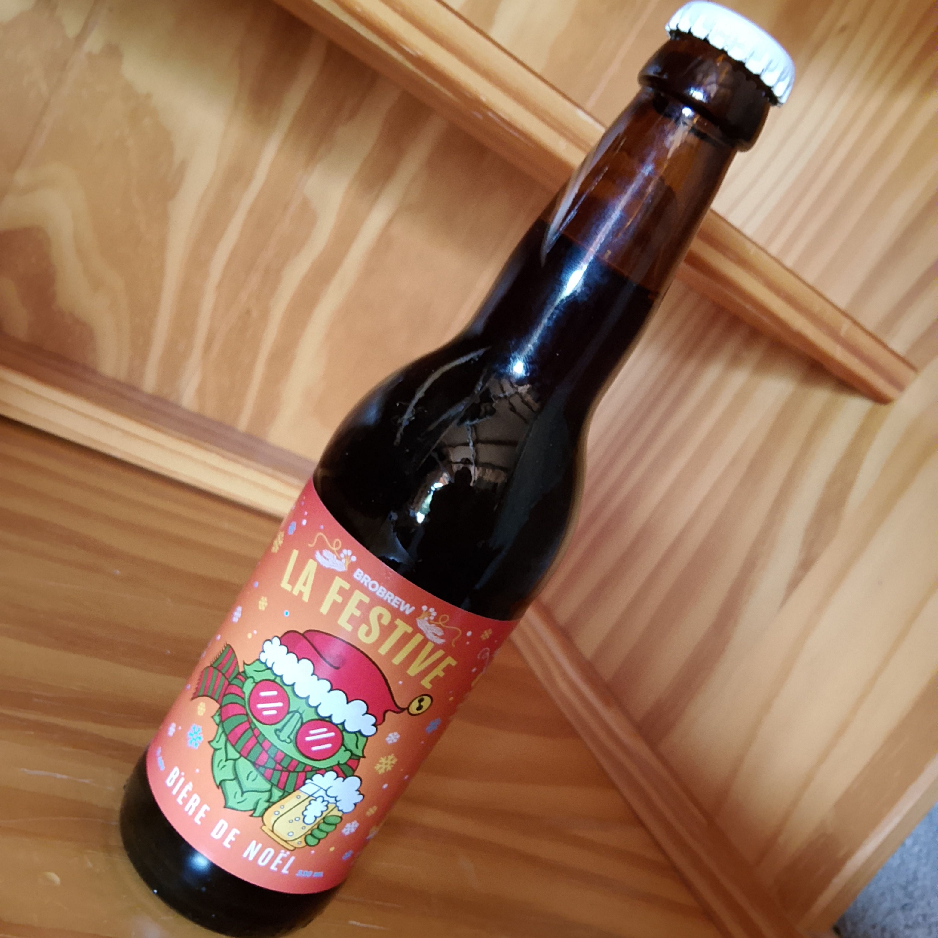 Bière de Noël "La Festive" - 33 cL - Brobrew