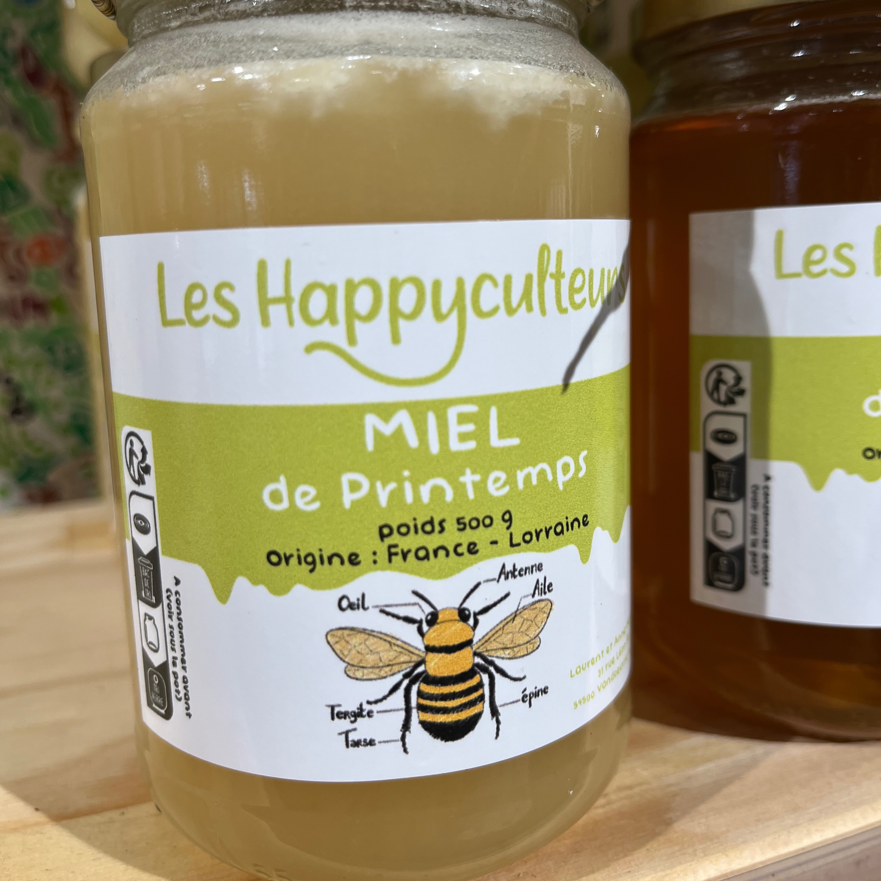 Miel de printemps crémeux (500g)