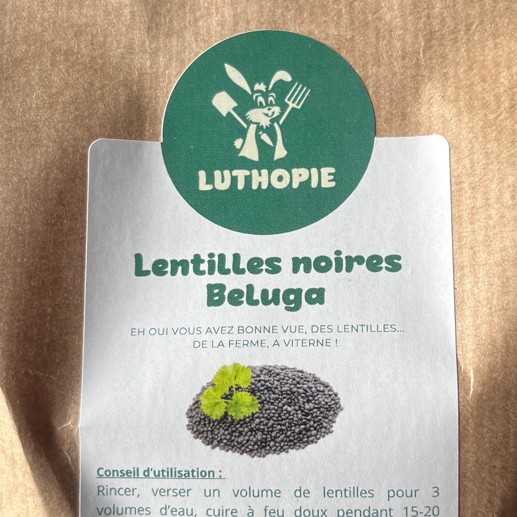 LENTILLES NOIRES (800G)