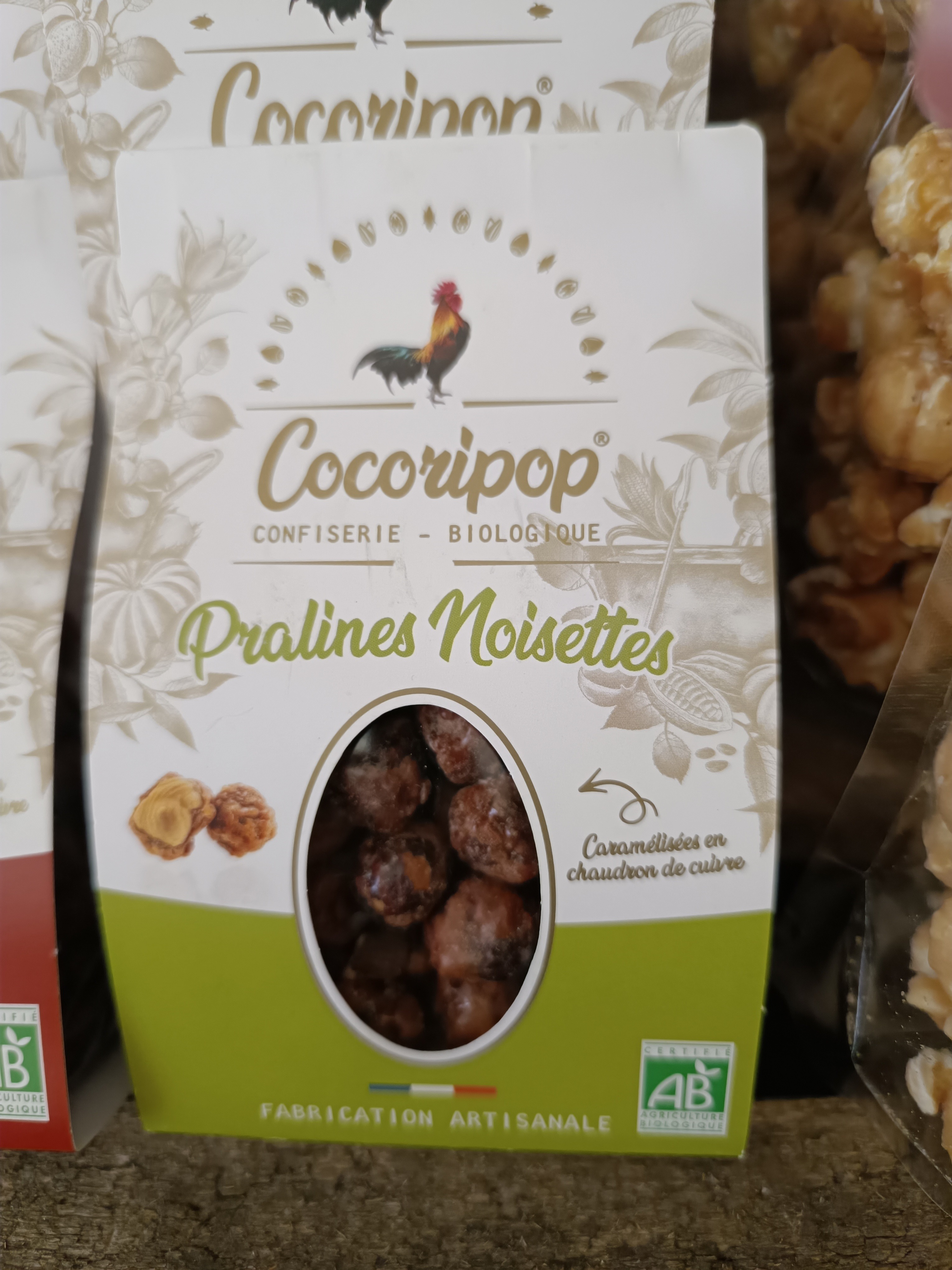 Pralines Noisettes Bio 100Gr