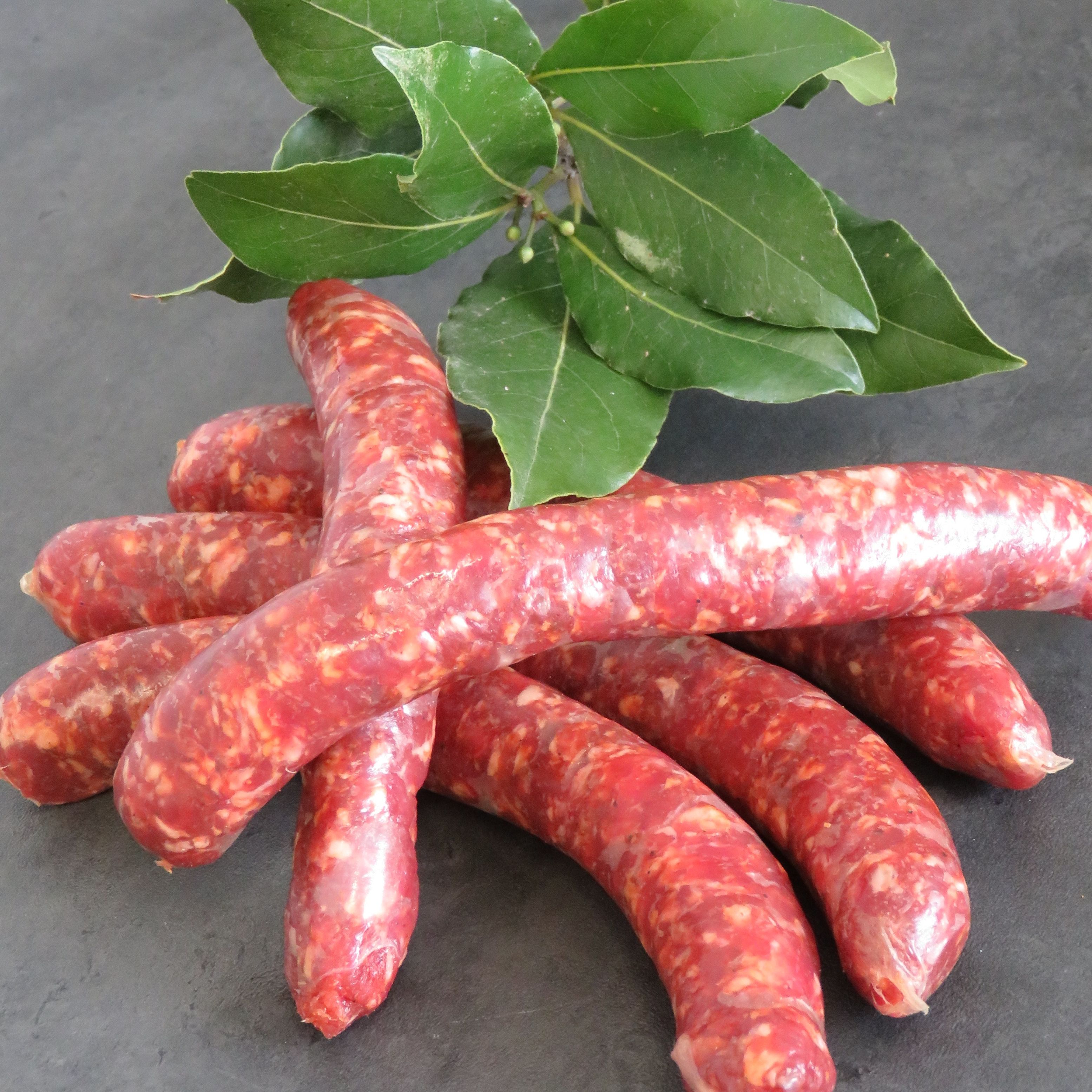 6 merguez pur bœuf sous vide - 0,3kg