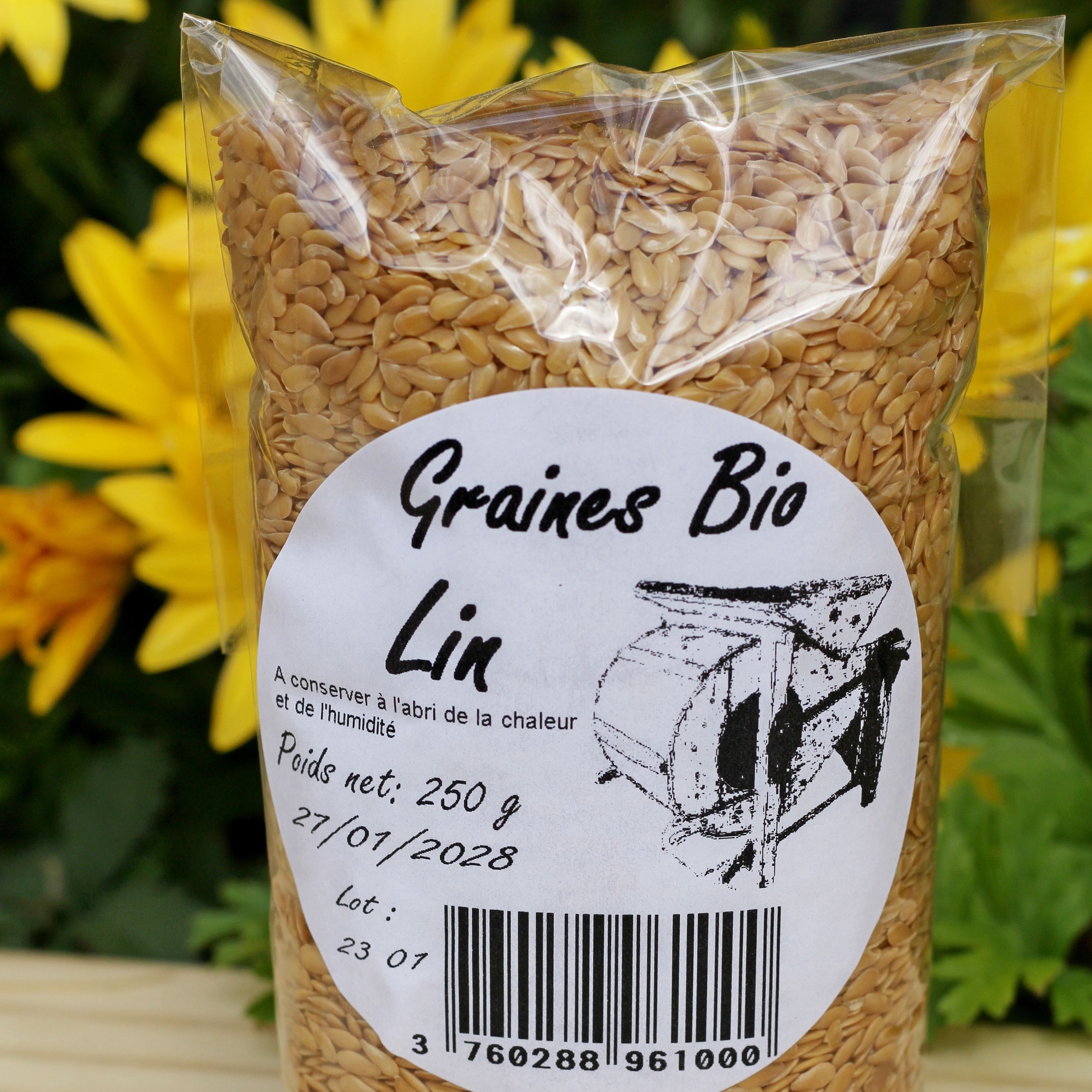 Graine de lin bio 250 g