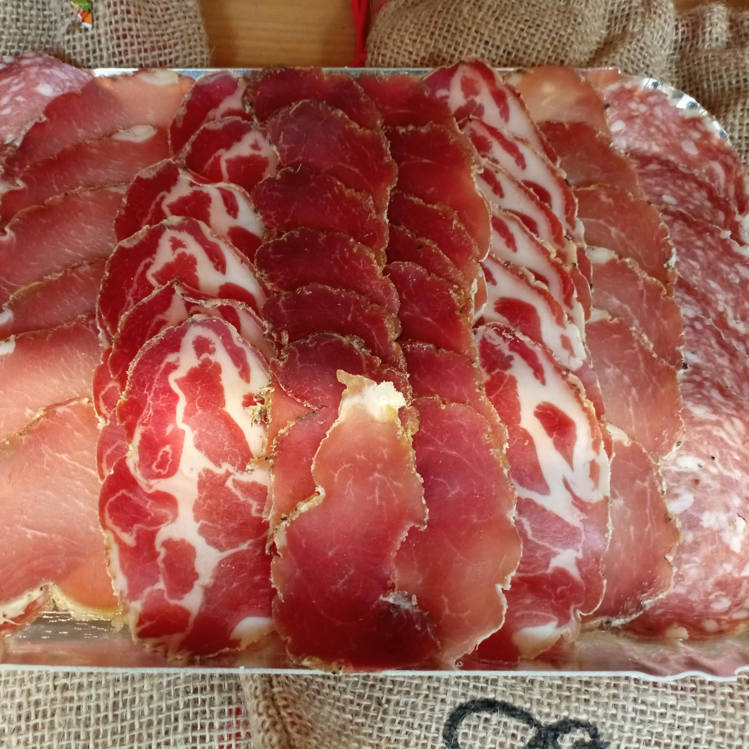 Raclette assortiment de charcuteries sèches et jambon blanc - 0,4kg