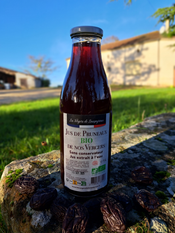 JUS DE PRUNEAUX BIO DE NOS VERGERS - 1l