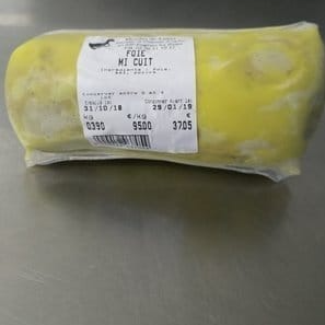 Foie mi cuit sous vide - moyen 300 - 0,3kg