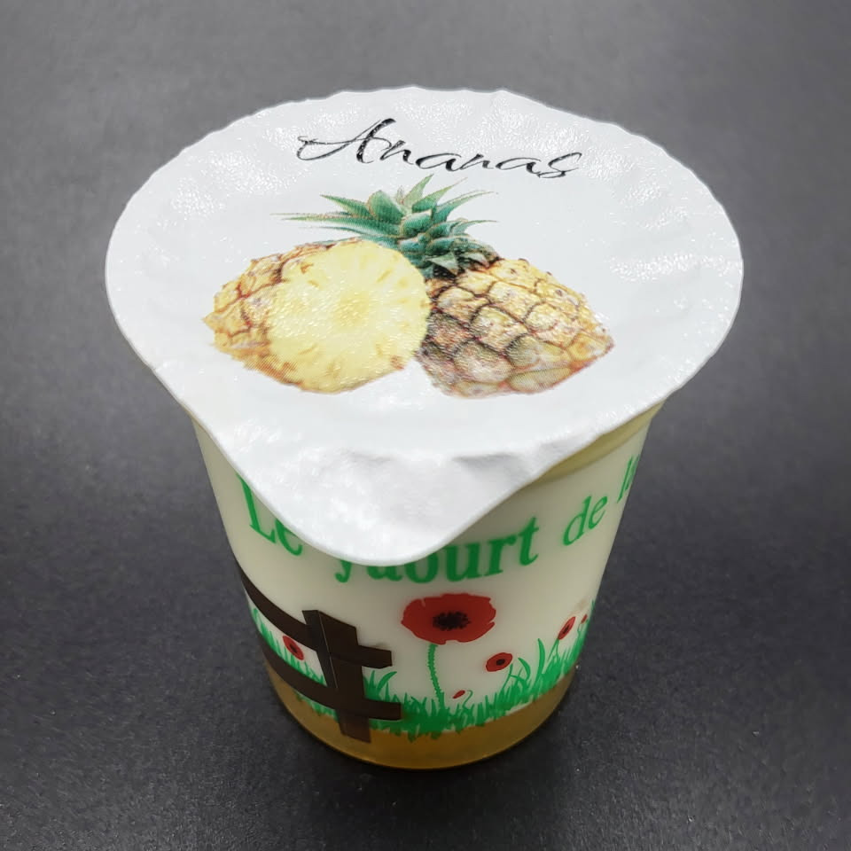 Yaourt à la confiture d'ananas - 125g