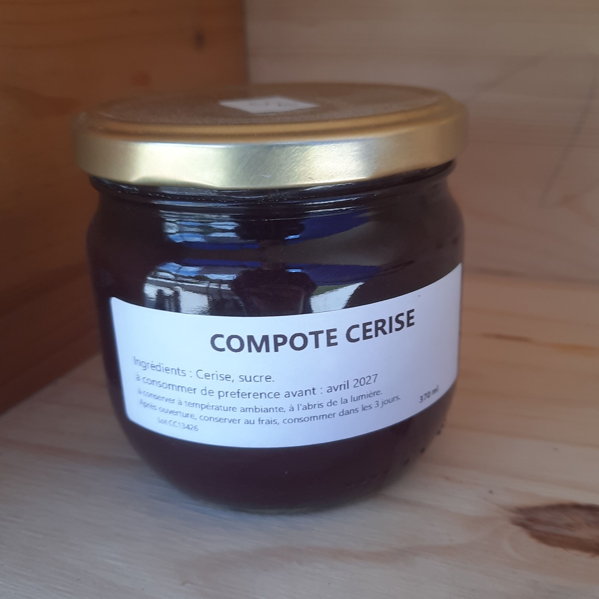 Compote de cerise - 370ml