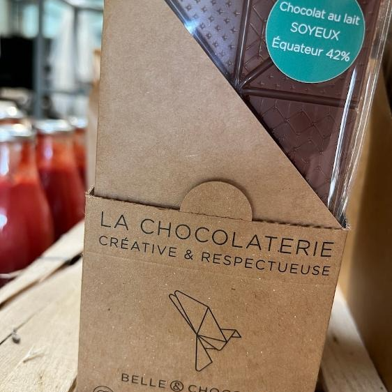 Tablette chocolat au lait Equateur 42% - 75g