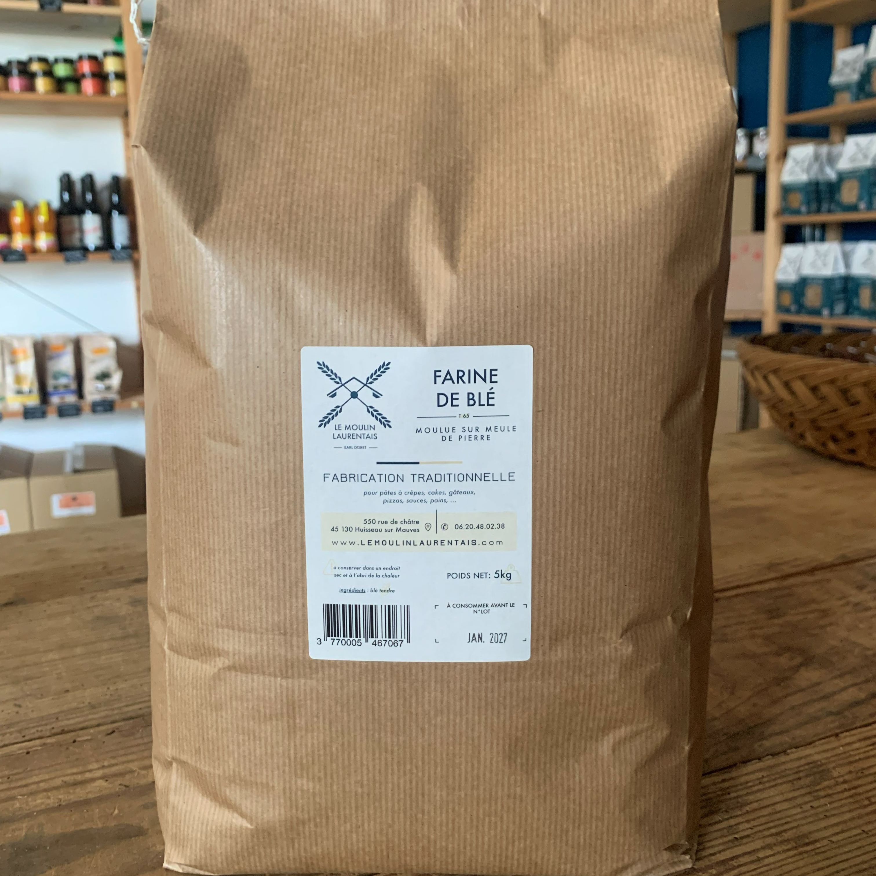 FARINE DE BLE 5KG - 5kg