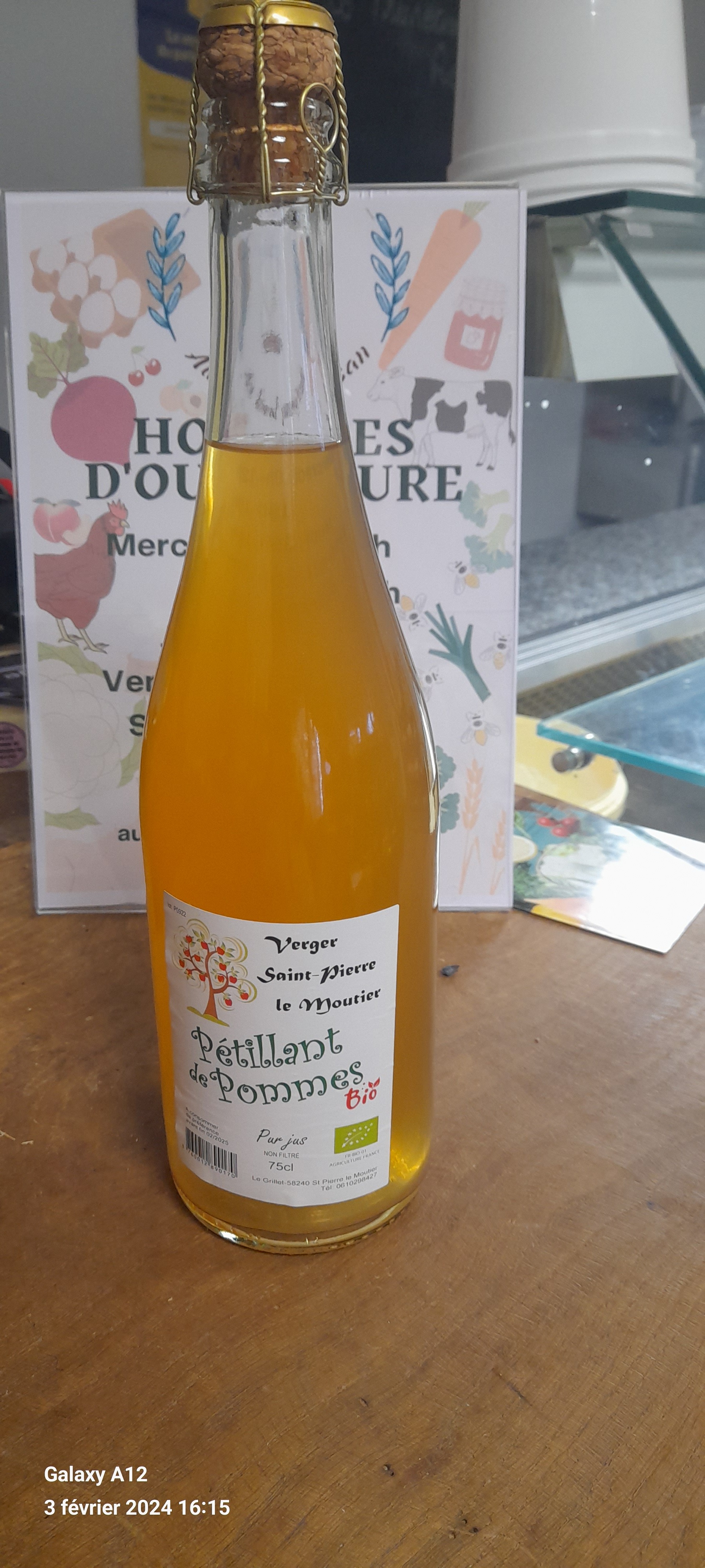 Pétillant pomme bio