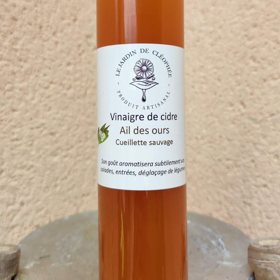 Vinaigre de cidre à 'Ail des ours - 250ml