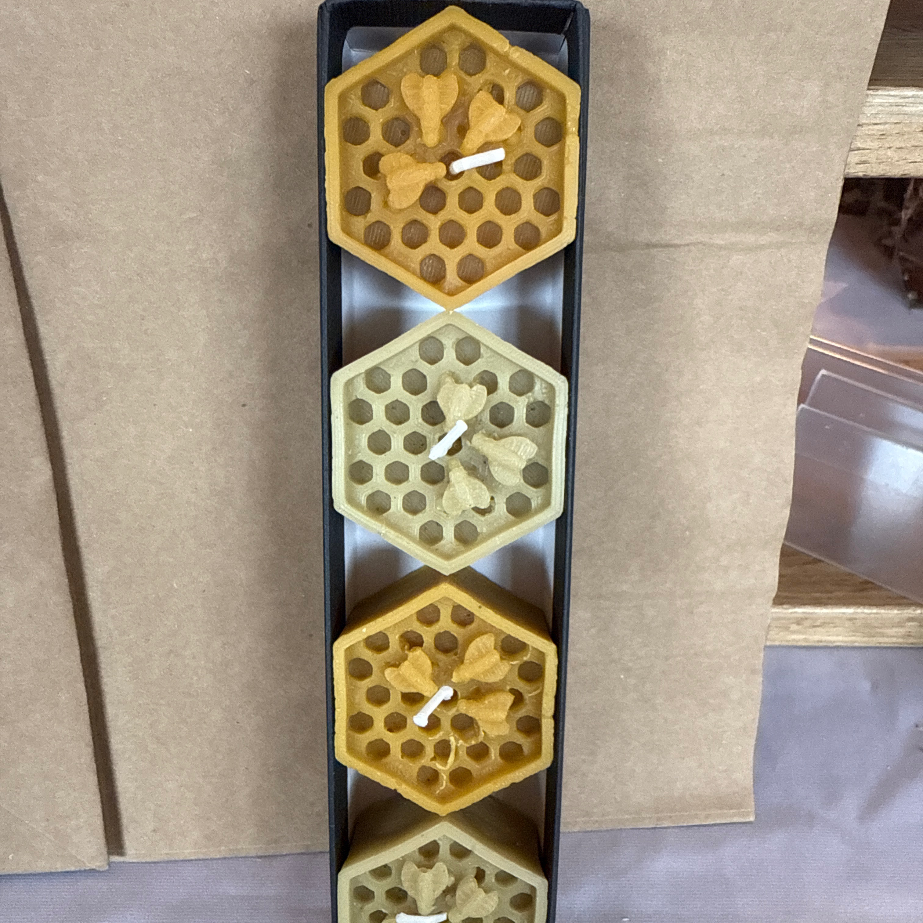 Bougie Cellule - coffret de 4 unités