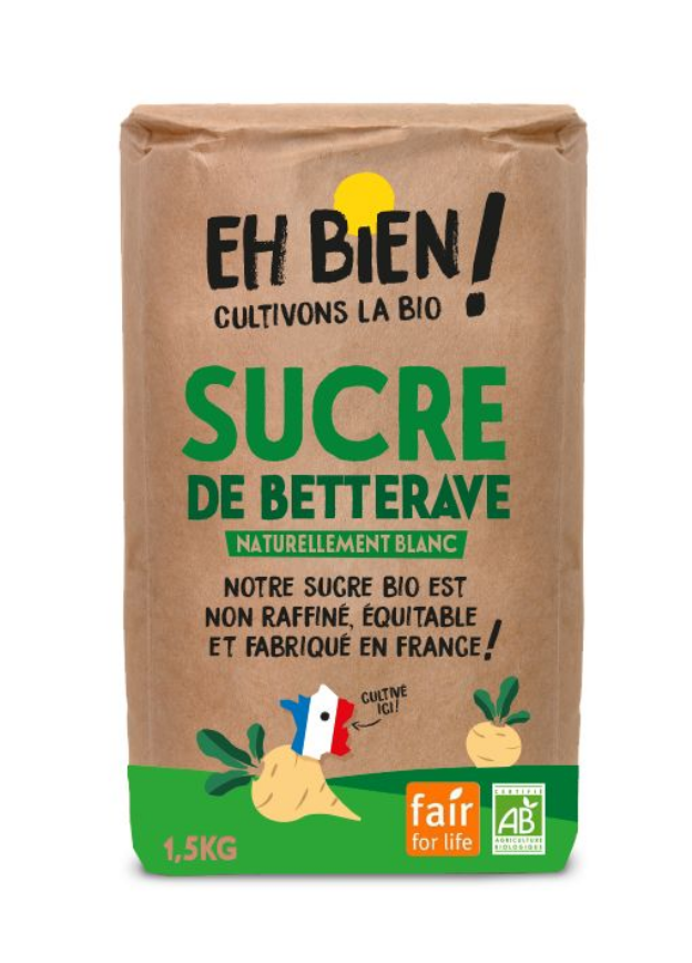 Sucre de betterave en poudre - 1,5kg
