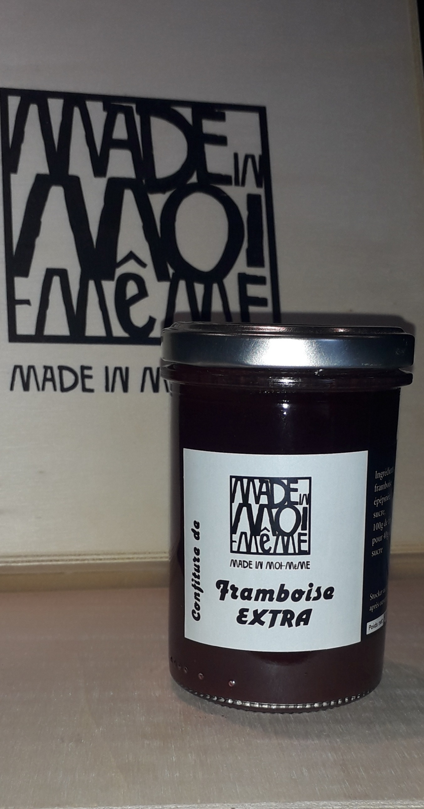 Confiture Framboise extra sans pépin 220 g