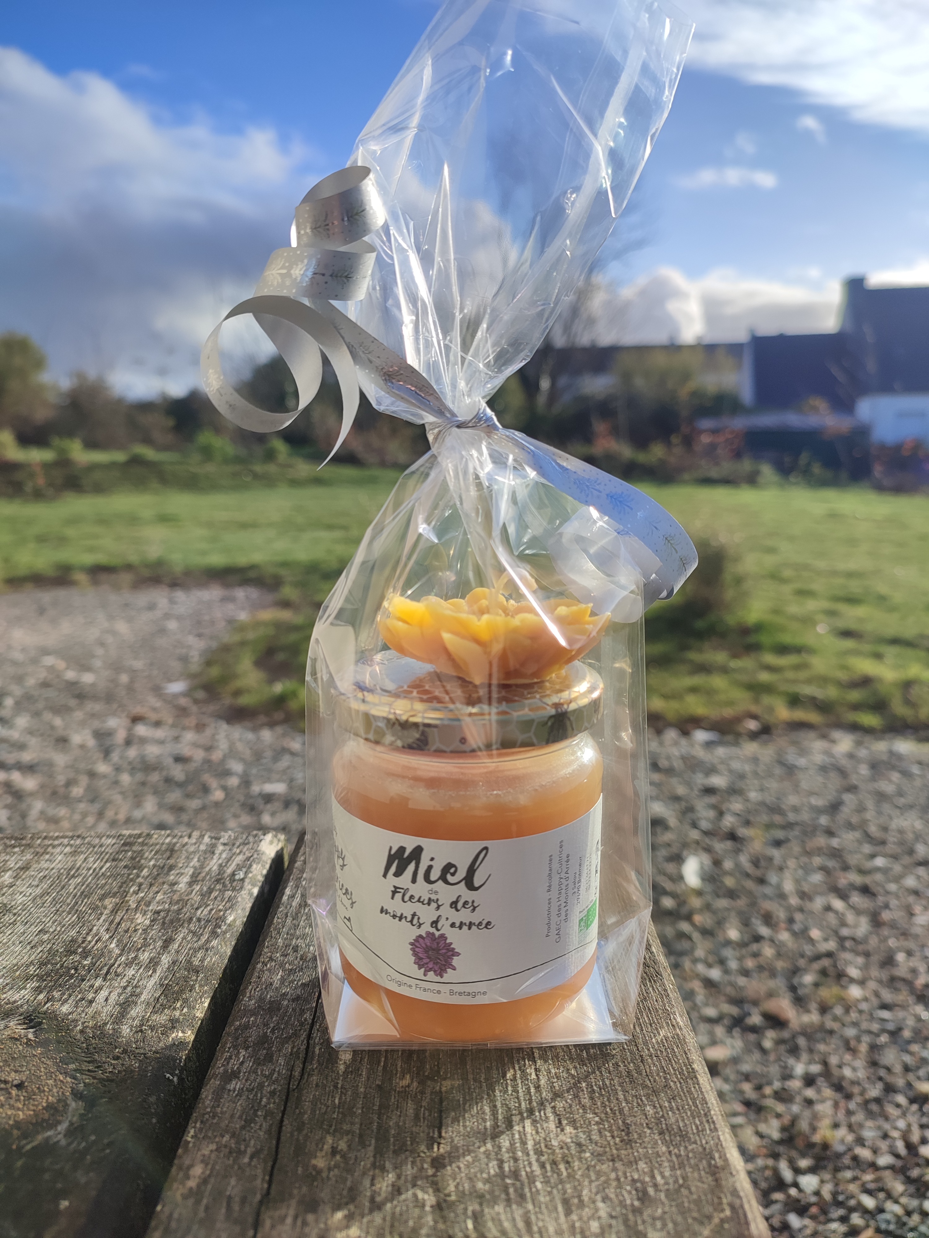 Coffret 250g Miel + Bougie
