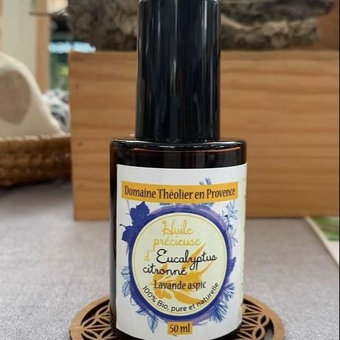Huile précieuse d'Eucalyptus citronné & Lavande aspic
