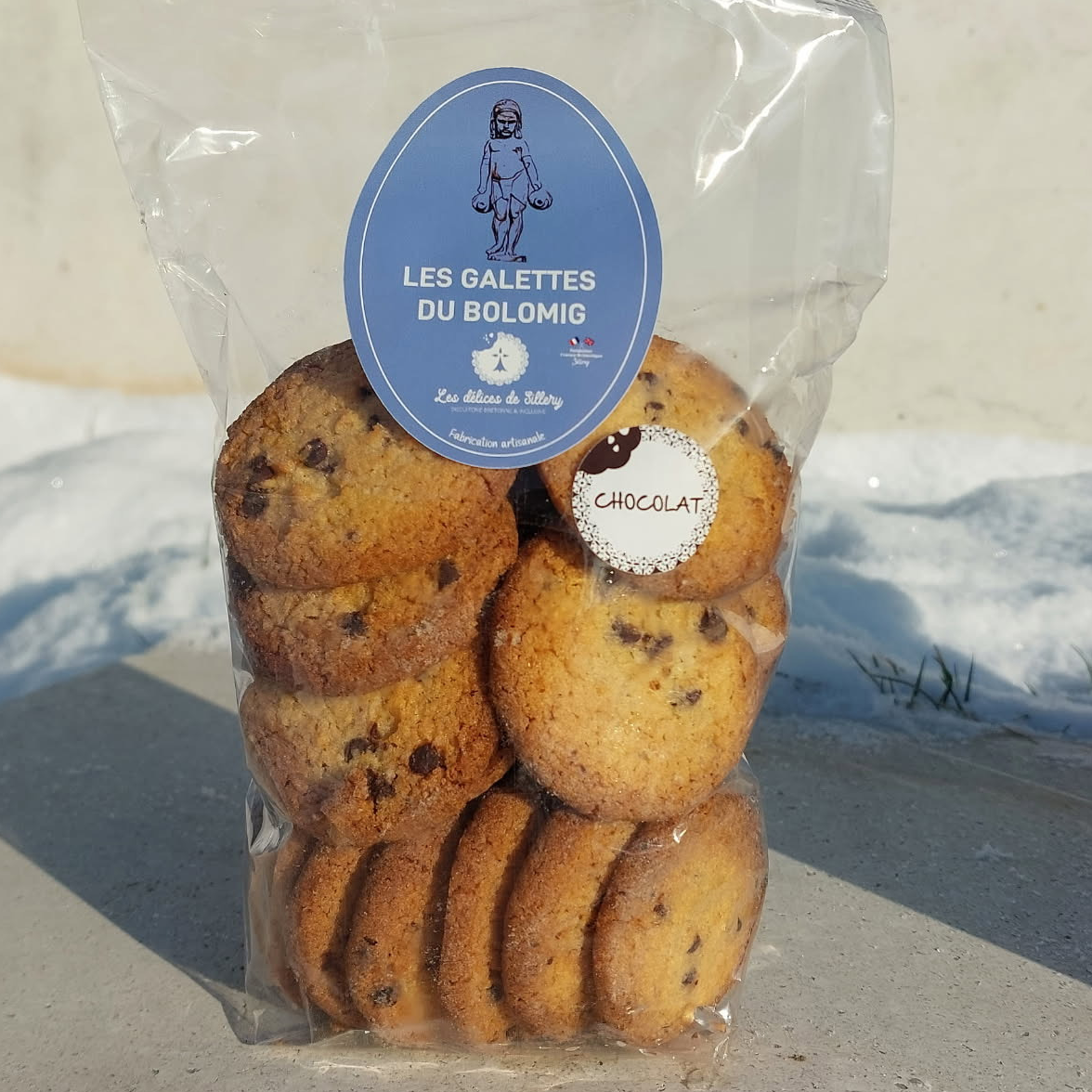 Les Délices de Sillery - Galettes Bolomig Pépites de Chocolat - 300g