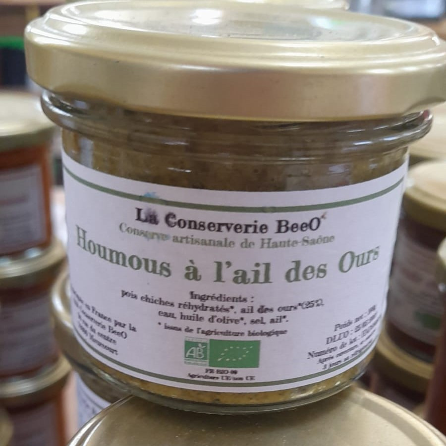Houmous À L'Ail Des Ours Bio 100gr