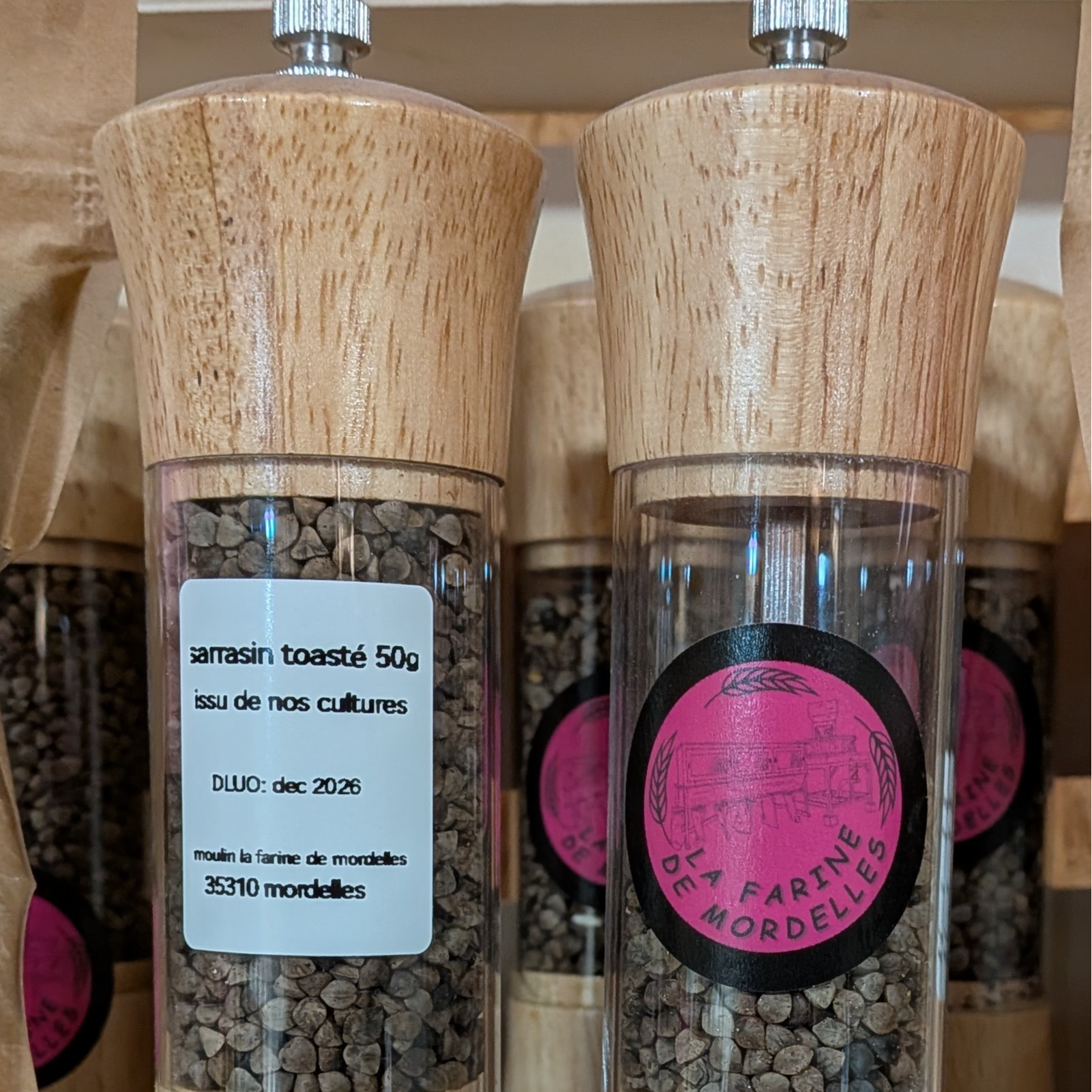 moulin à sarrasin toasté