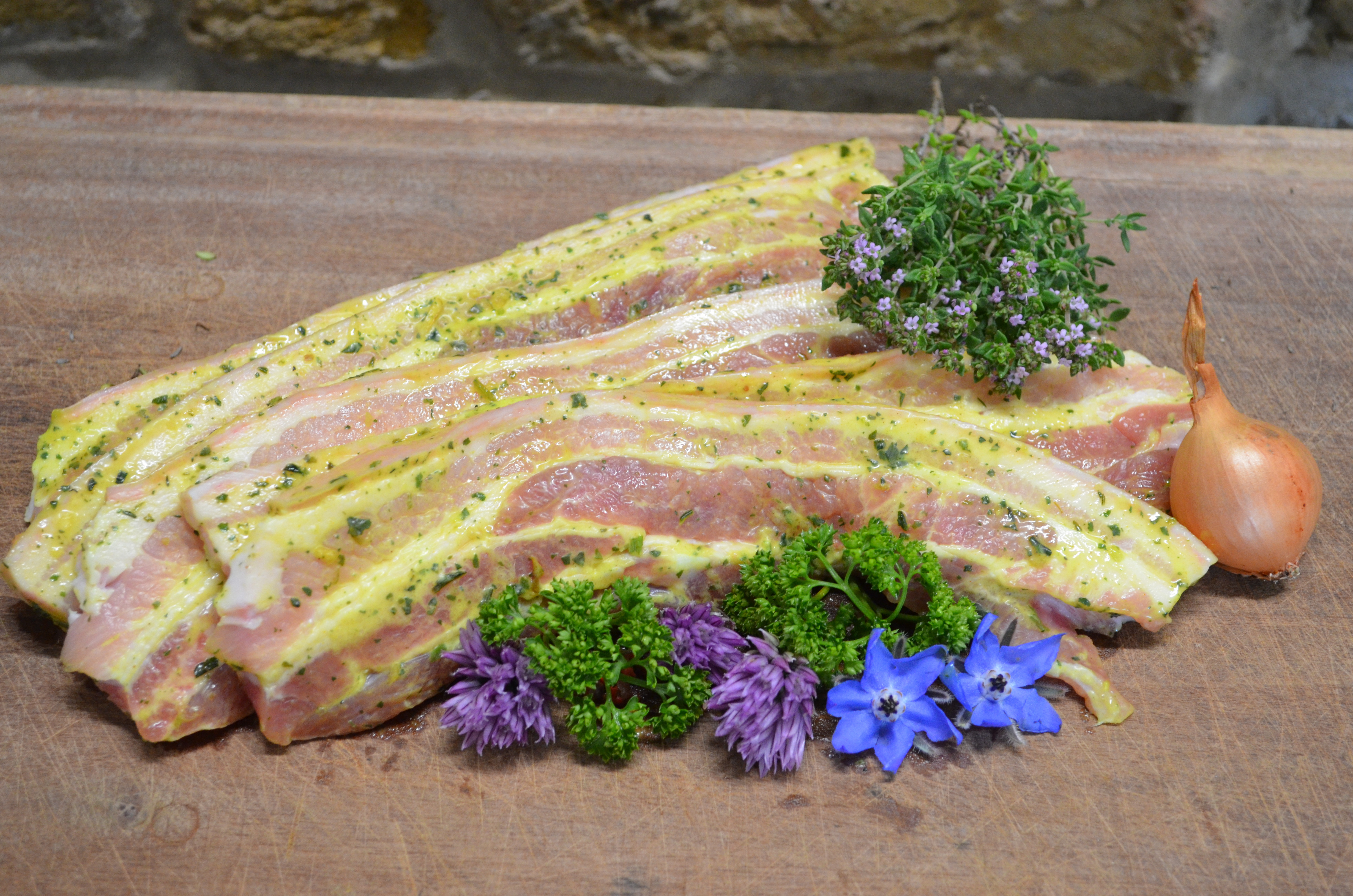 Lard mariné Ail des ours - 0,5kg