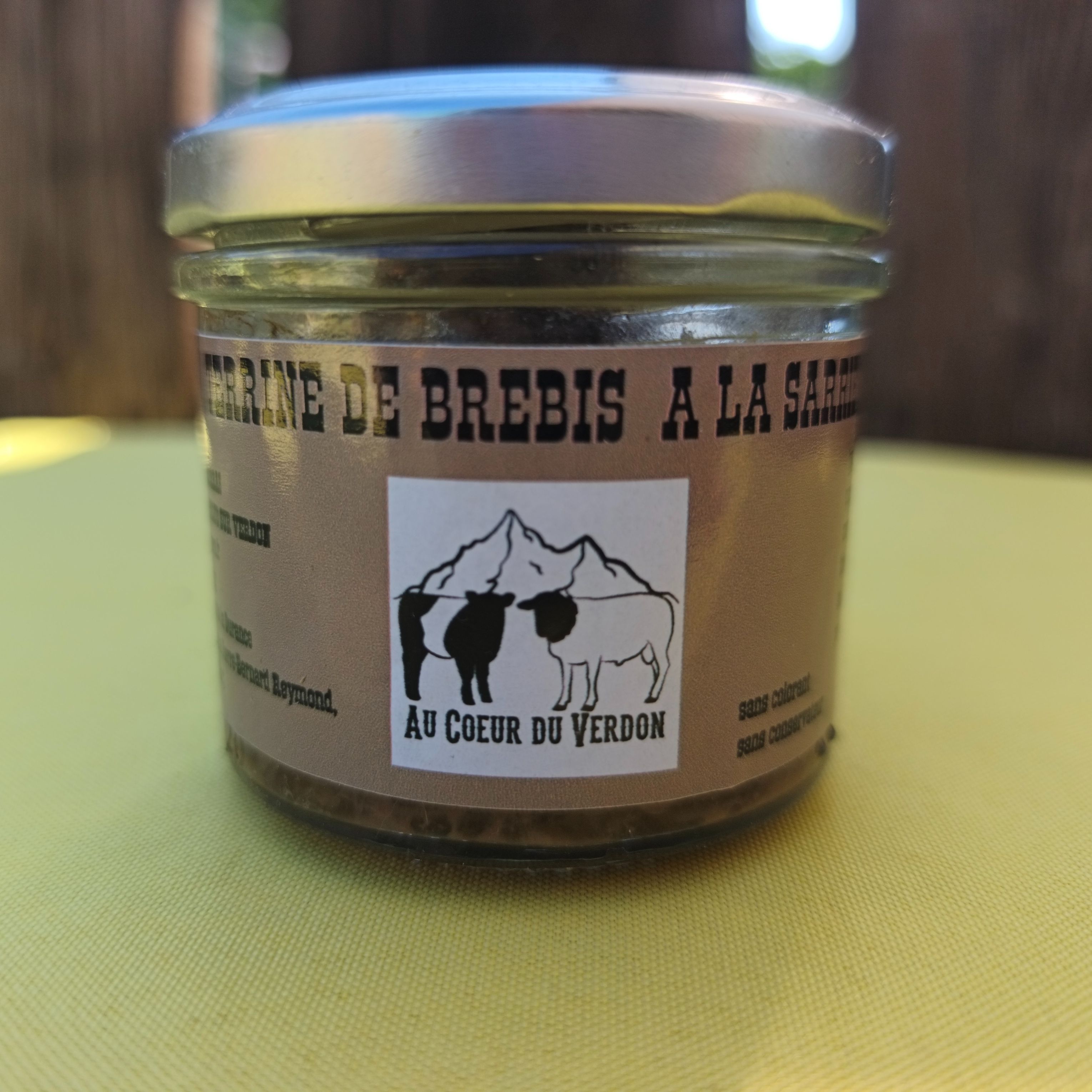 terrine de brebis a la sarriette - 90g