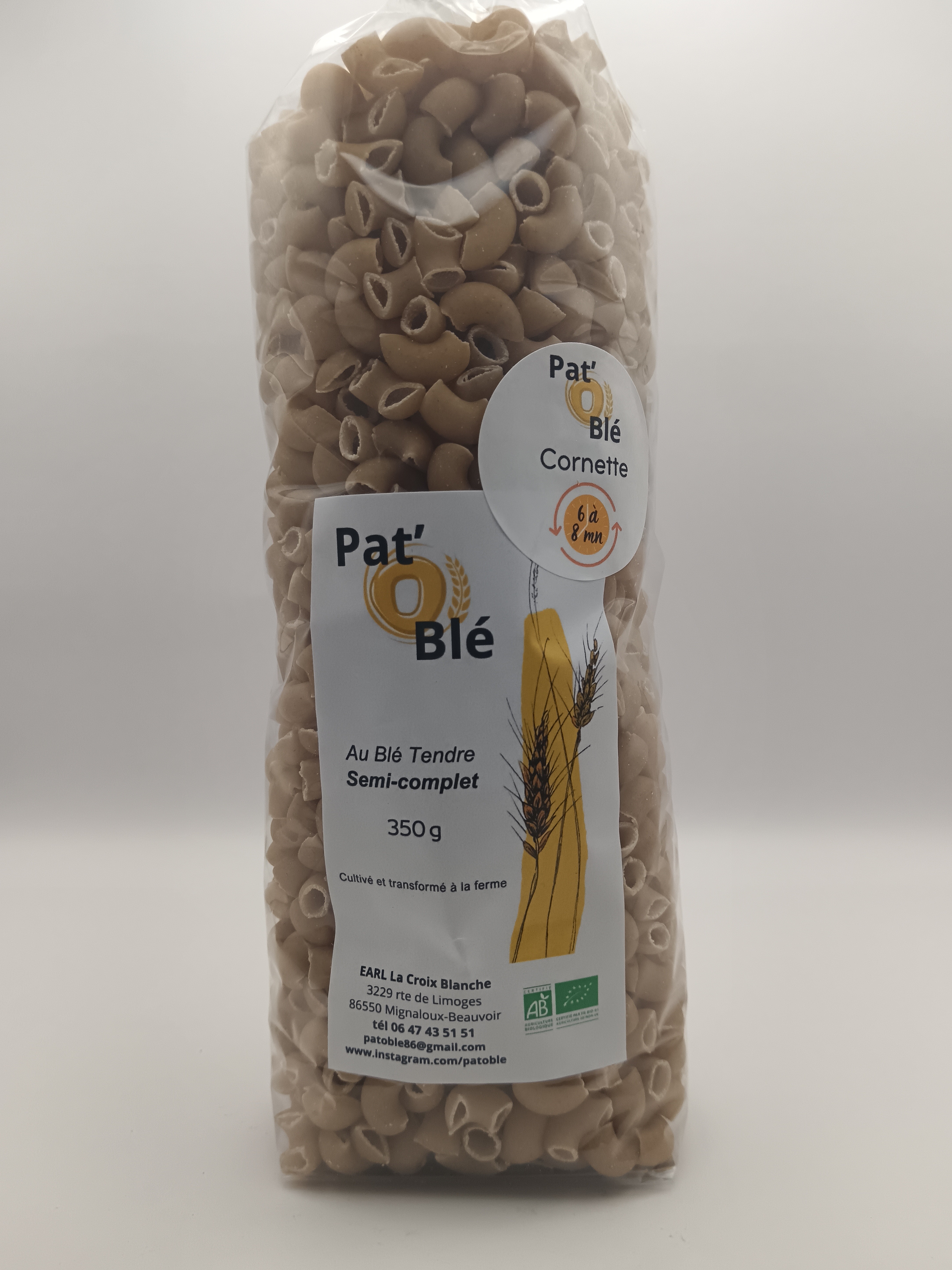 Pâtes Cornette 350gr