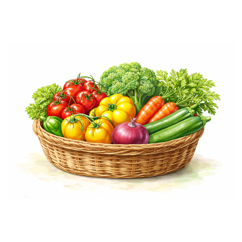 Panier de légumes BIO (Moyen 2-3 personnes) - 5kg