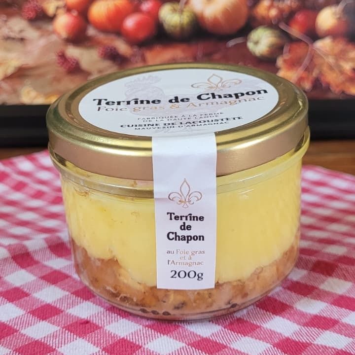 TERRINE DE CHAPON FOIE GRAS & ARMAGNAC - 200g
