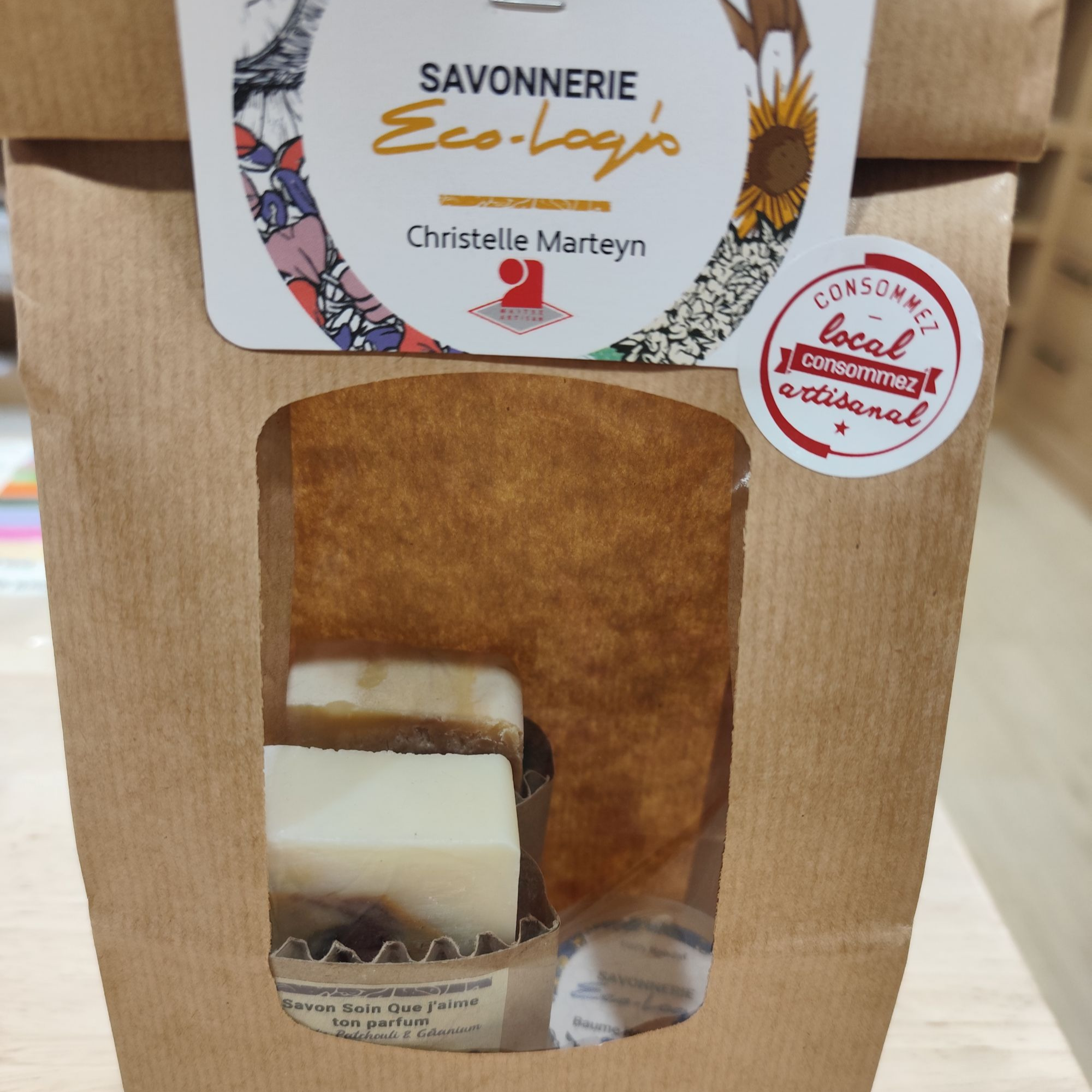 Coffret cadeau savons et baume - 273g