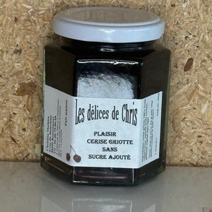 Plaisir Cerise Griotte - Substitut de confiture sans sucre - 370g