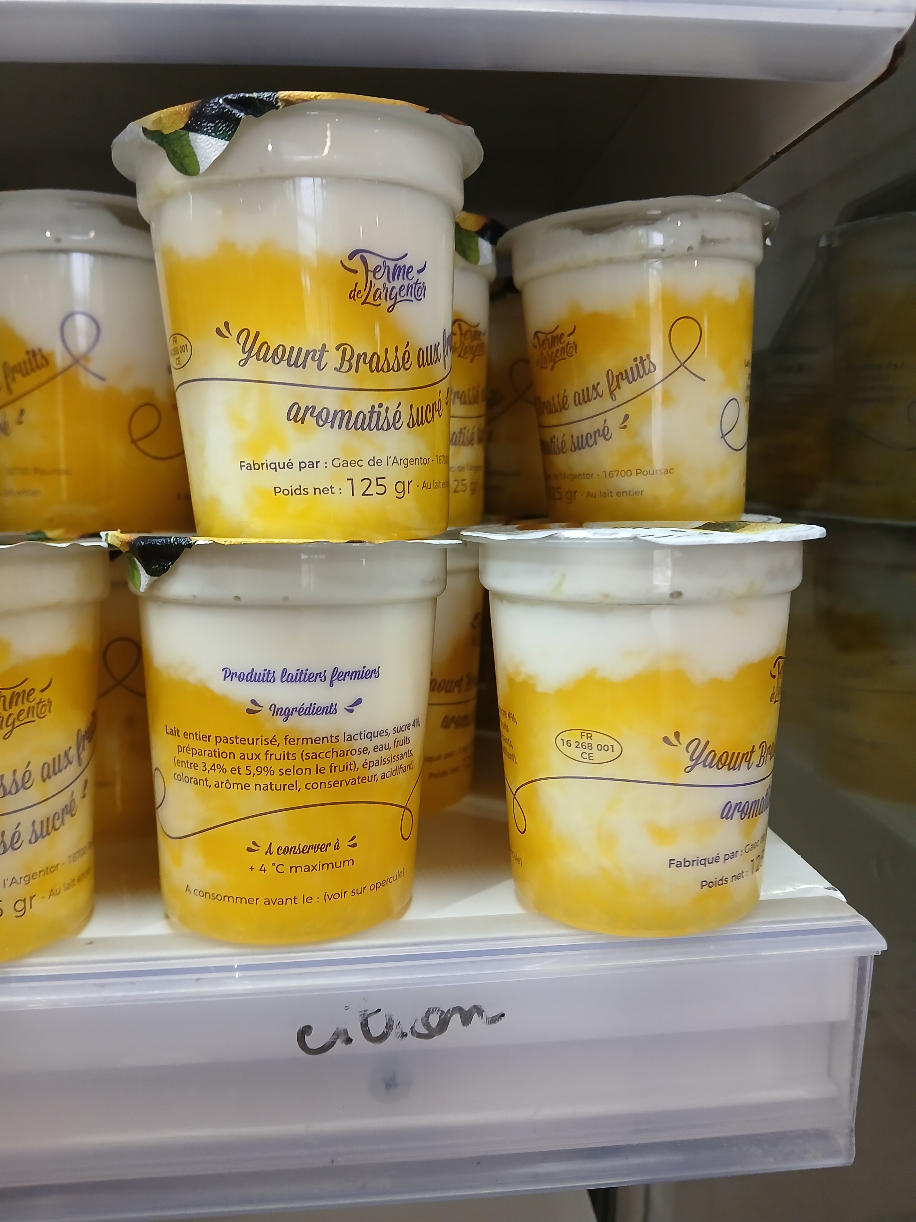 Yaourt Bicouche Citron