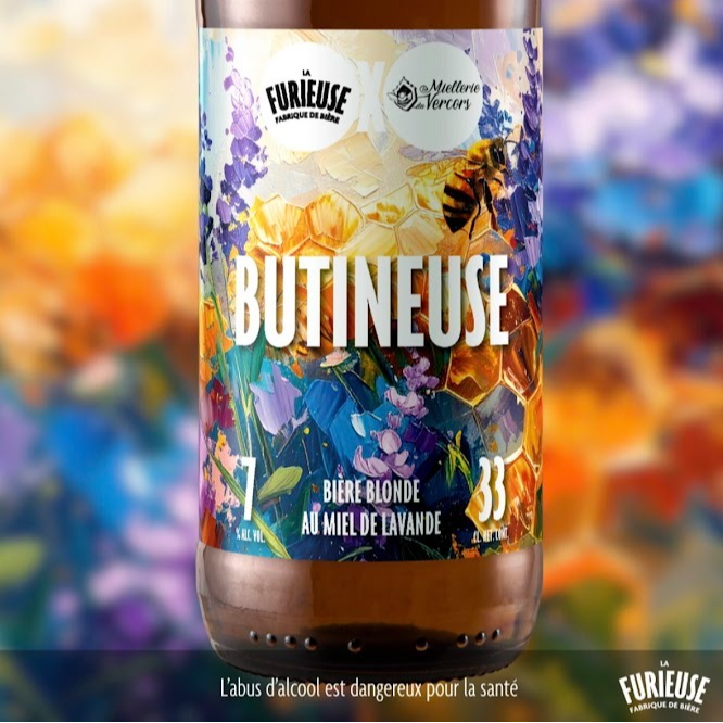 bière blonde au miel de lavande - 33cl