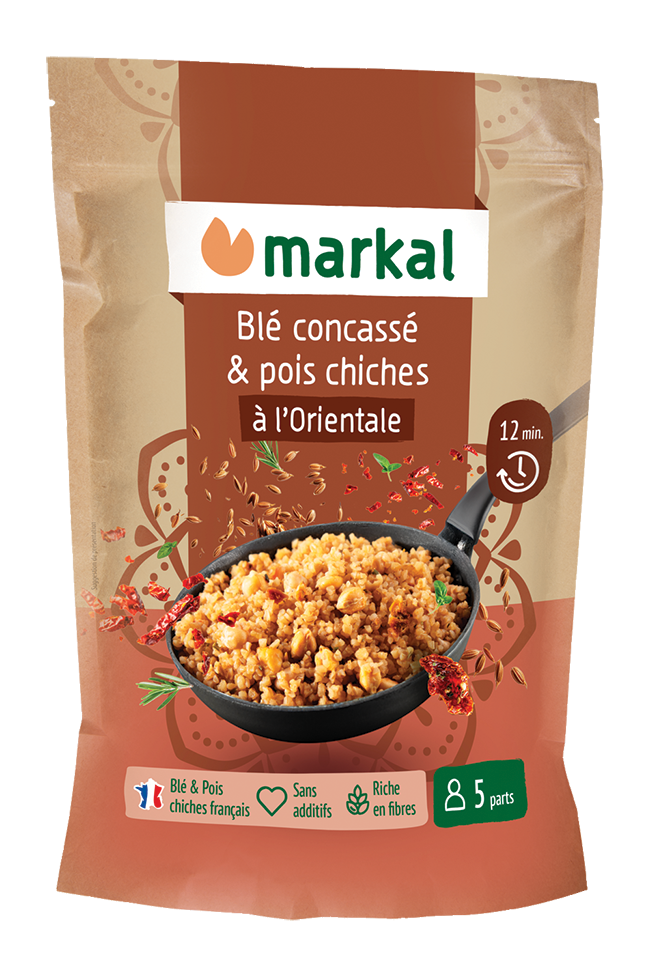 Mix Oriental / Blé concassé & Pois chiches - 350g