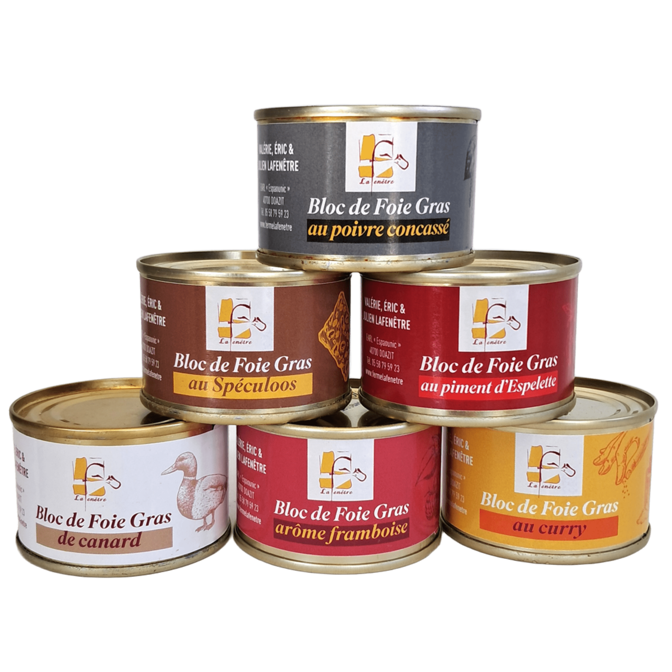 6 Bloc de Foie Gras 65g