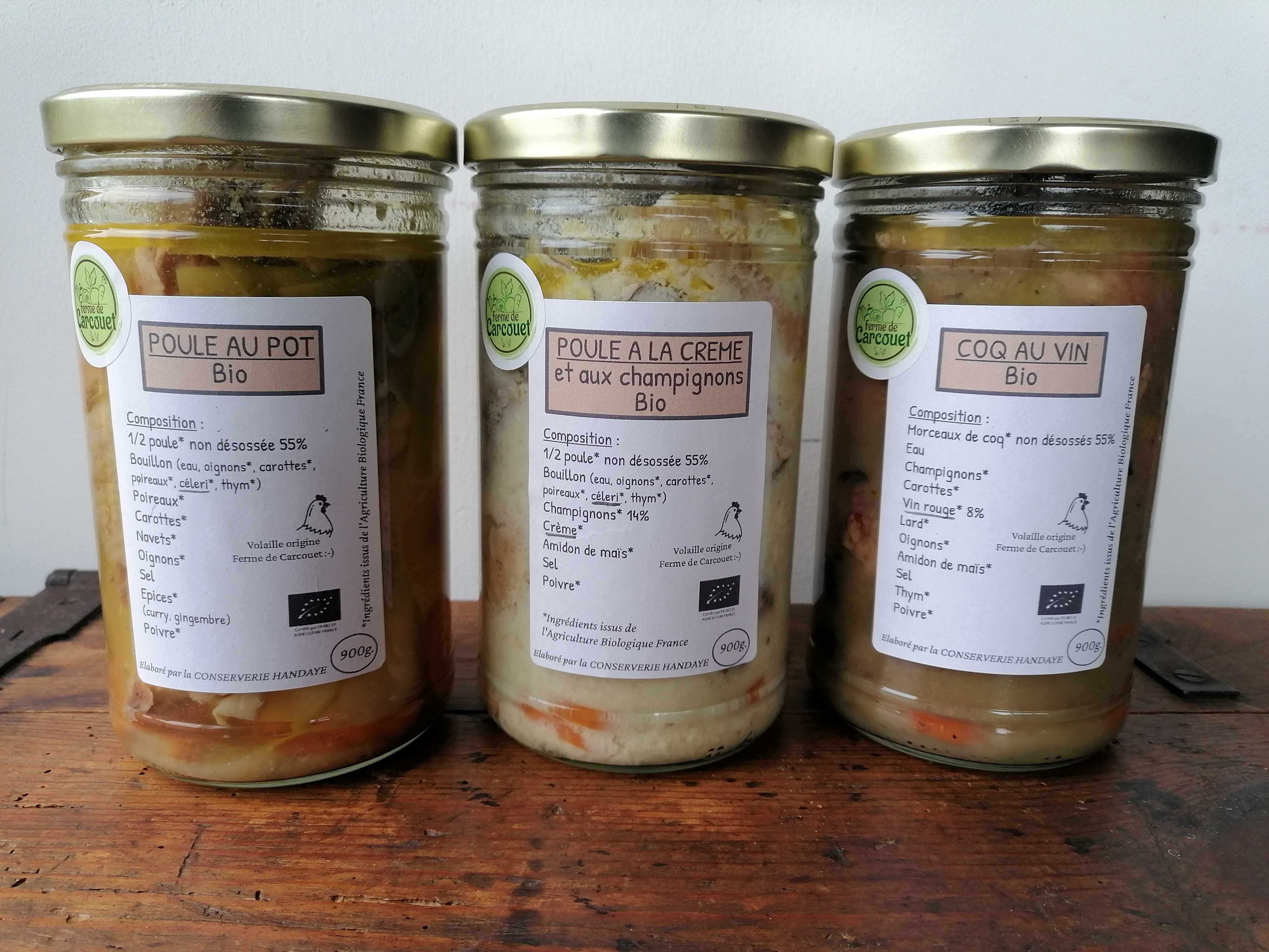 Plats cuisinés x 3 - 2,4kg