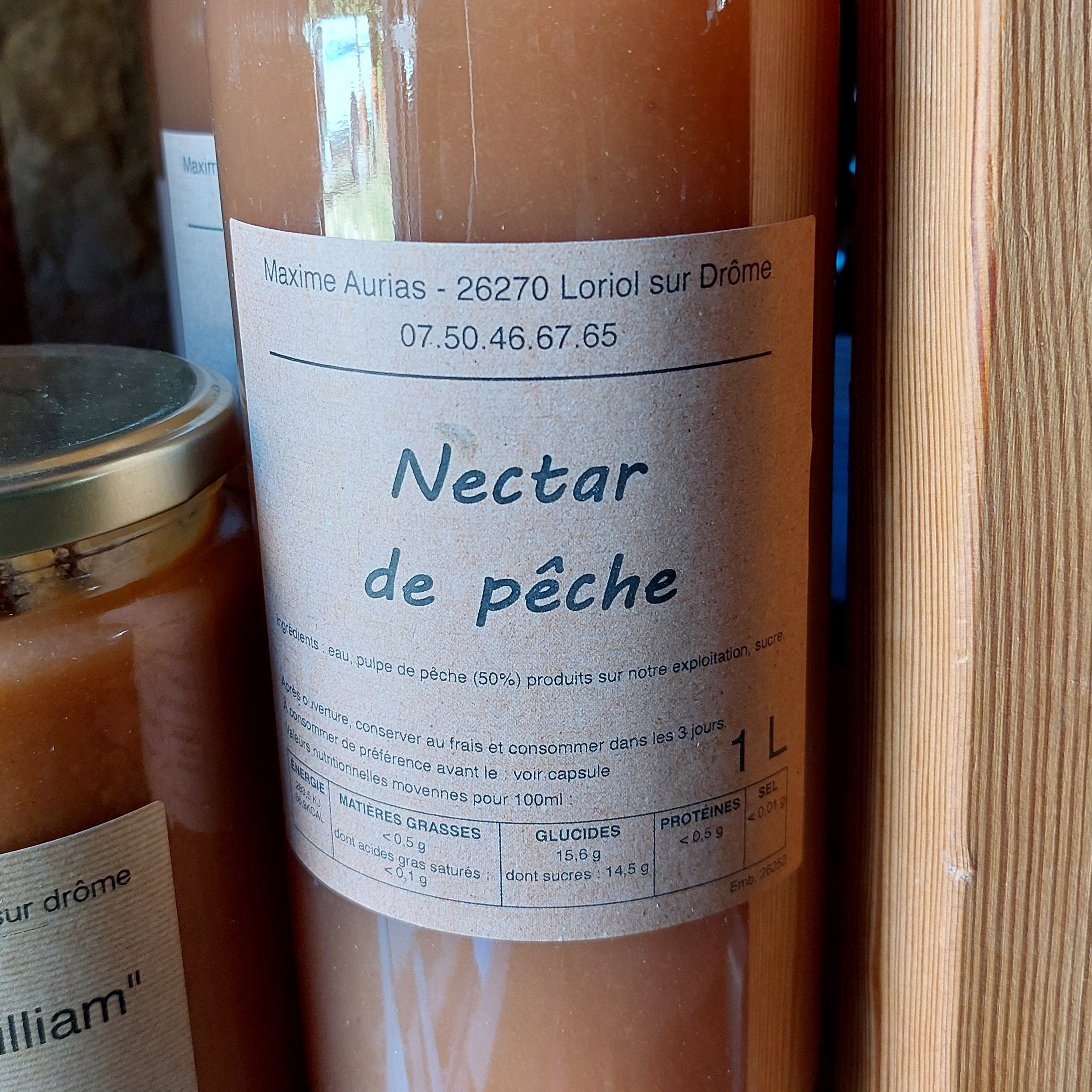 Nectar de pêche - 1L