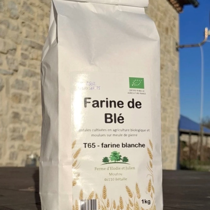 Farine de blé T65 1kg