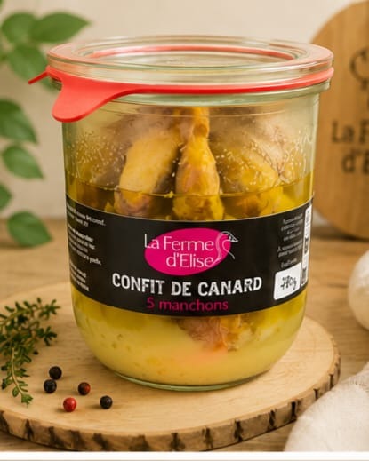CONFIT (5 manchons) - 780g