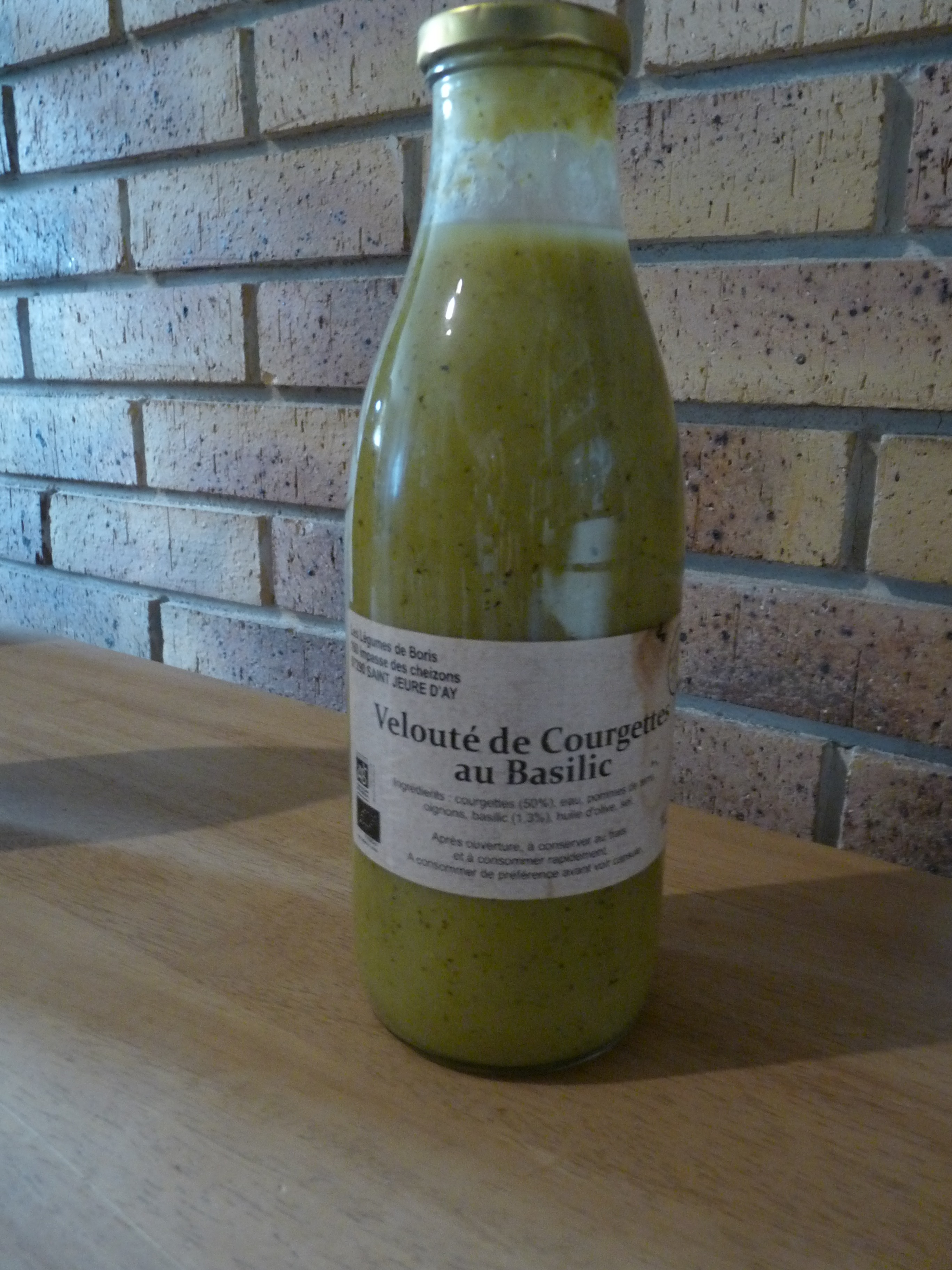 Velouté courgette/basilic 1L - 1l